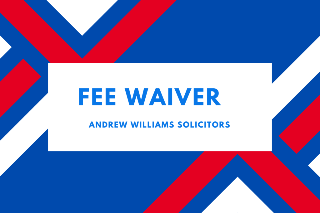 Fee Waiver Application Immigration Solicitors